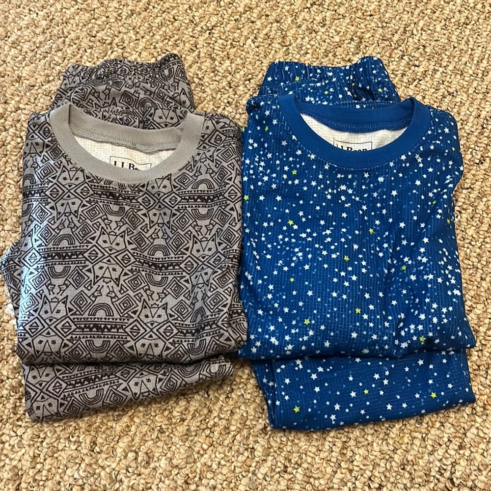 2-pack LL Bean pajamas.